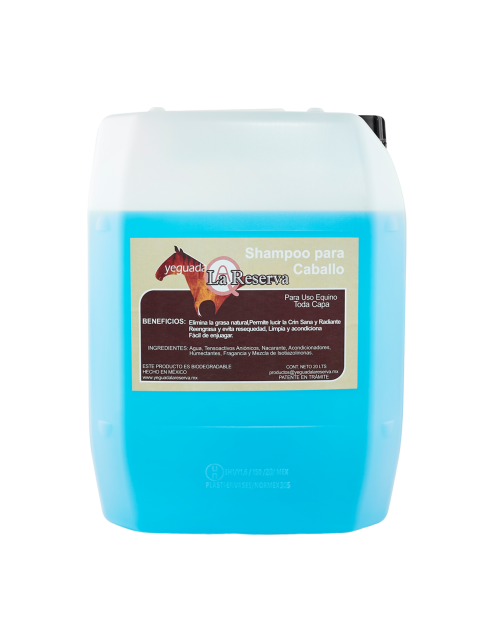 Shampoo Azul para Caballo 20 L