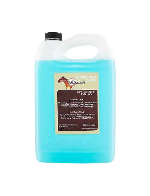 Shampoo Azul para Caballo 1 Gal