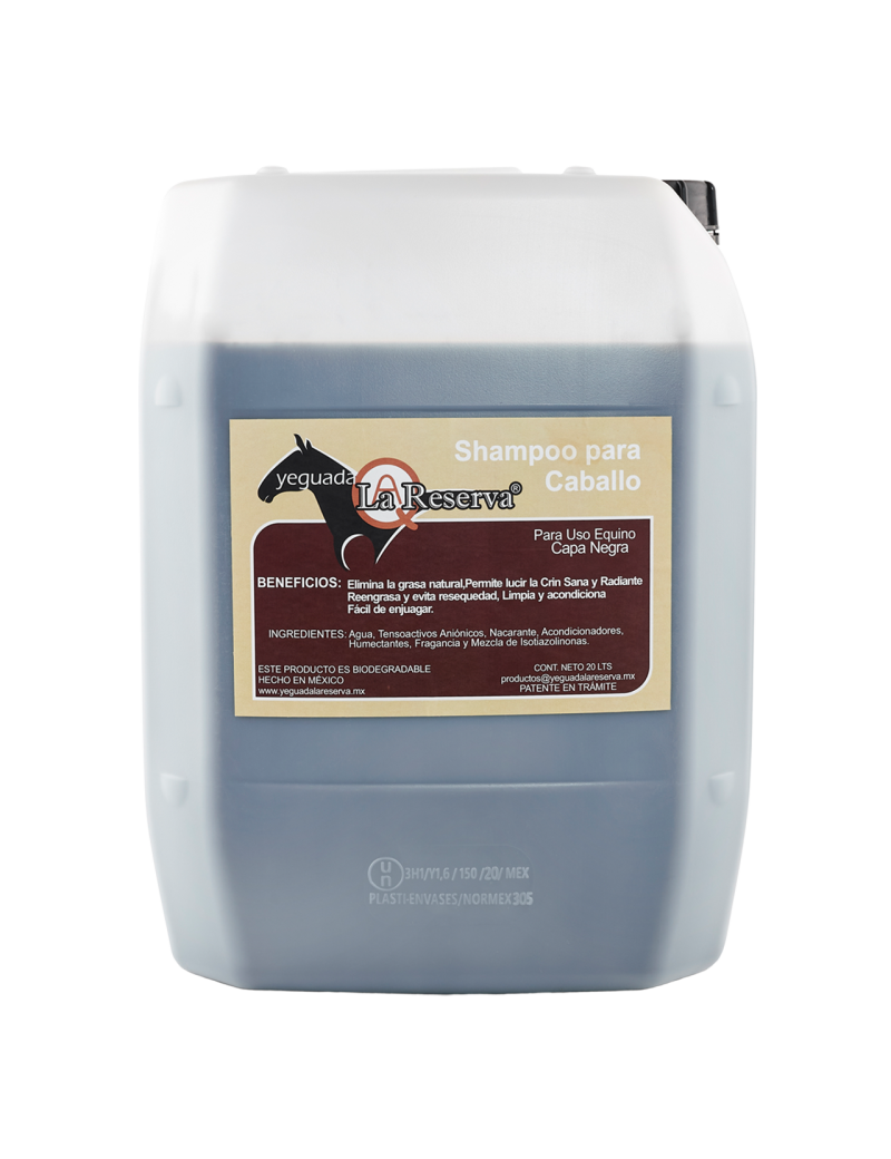 Shampoo Negro para Caballo 20 L