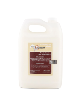 Shampoo Capa Torda y Blanco para Caballo 1 Gal